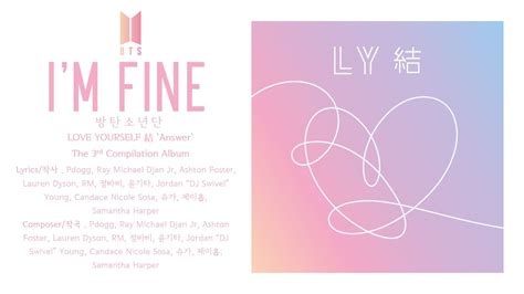 BTS 방탄소년단 I m Fine LYRICS HAN ROM ENG YouTube