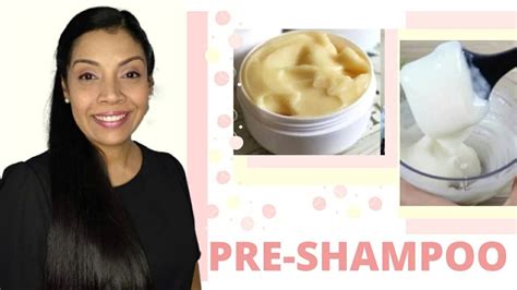 Como Hacer PRE SHAMPOO PRE POO CASERO Para CABELLO RESECO Y