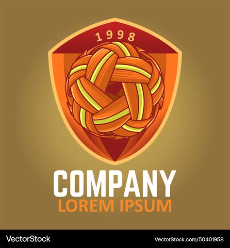 Vintage sports club logo Royalty Free Vector Image