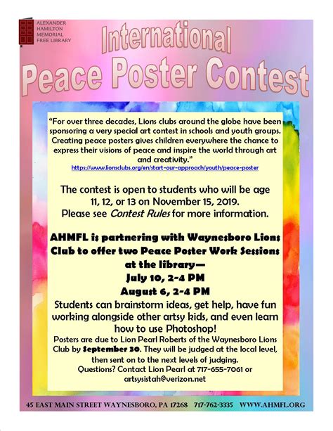 World Peace Posters For Kids