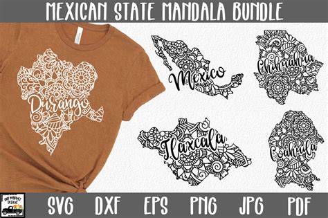 Mexican States Mandala Bundle Graphic By Oldmarketdesigns Creative