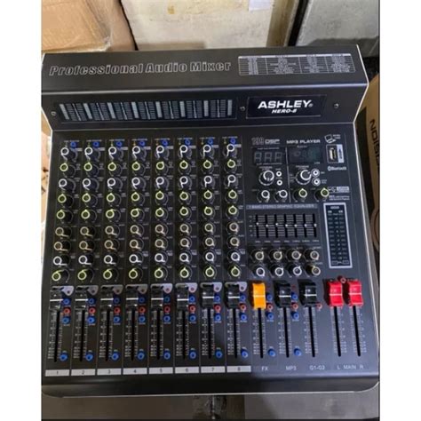 Jual Mixer Ashley Hero 8 Channel Original Multi Effect 199dsp Shopee