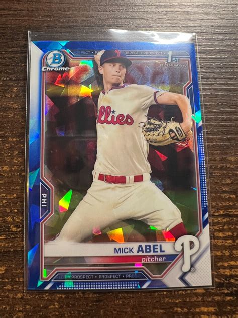 A131 874 2021 Bowman Chrome Sapphire Prospects BCP42 Mick Abel EBay