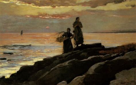 Marine Oil Paintings Winslow Homer Fishing