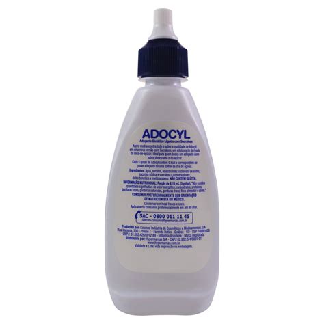 Adoçante Líquido Sucralose Adocyl Frasco 80ml Supermercado Gavião