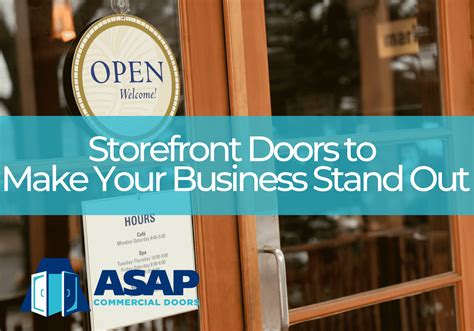 Storefront Doors to Make Your Business Stand Out