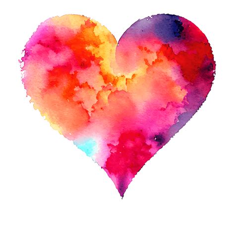 Watercolor Heart Creative Fabrica