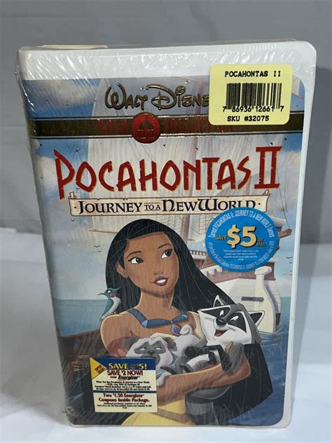 Pocahontas II Journey To A New World VHS 2000 Gold Collection