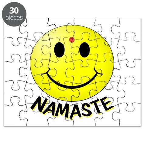 Namaste Smiley Face Puzzle By Aumshop