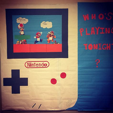 A Gameboynintendo Theme Ra Bulletin Board Ra Bulletin Boards