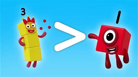 Numberblocks Maths Comparison Skills Lets Compare Numbers One To Five