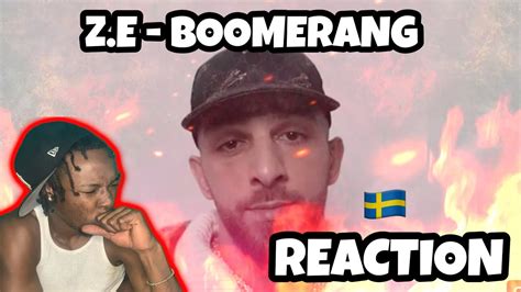 AMERICAN REACTS TO SWEDISH DRILL RAP Z E BOOMERANG LYRICS YouTube