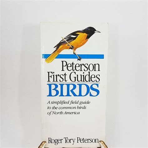 Peterson First Guides Birds A Simplified Guide Birdwatcher Etsy