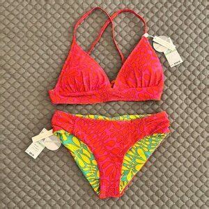 Trina Turk Swim New Trina Turk Trellis Reversible Bikini Set Poshmark