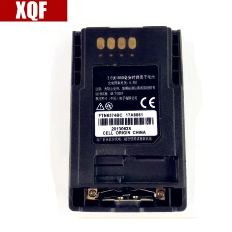 Xqf Mah Li On Battery For Motorola Mtp Mtp Two Way Radio