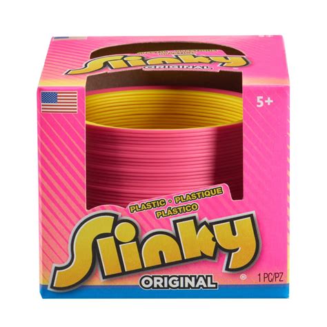 03200 Slinky Plastic Slinky 75th Anniversary Pink In Packaging 1 Just Play Toys For