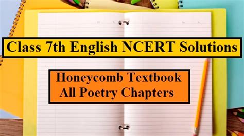 Ncert Solutions For Class English Honeycomb Textbook All Poetry