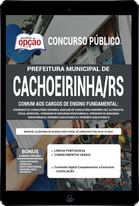 Apostila Prefeitura De Cachoeirinha RS Em PDF Comum Aos Cargos De