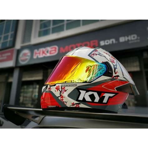 Kyt Nfr Xavi Sakura Double Visor Original Clear Visor Shopee