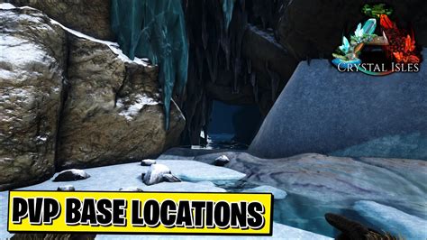 Ark Crystal Isles Hidden Pvp Base Locations Youtube