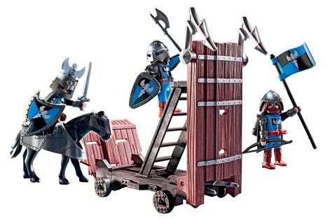 Tour Dassaut Mobile Et Chevaliers Bleus Playmobil 5978