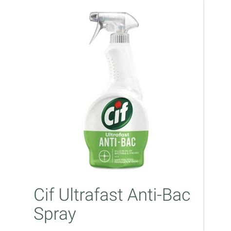 Cif Ultrafast Multi Purpose Antibacterial Spray 450ml Shopee Philippines