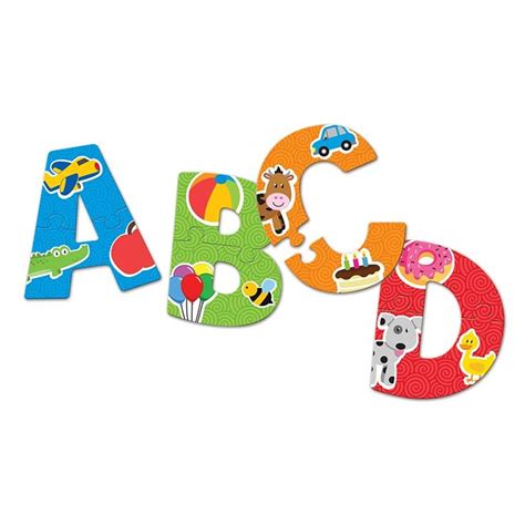 Alphabet Puzzle Cards Early Abcs Puzzle 26 Self Correcting Puzzles