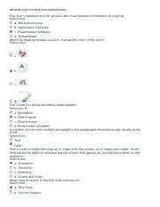 Prefinal Quiz Computing Fundamentals Docx Prefinal Quiz Computing