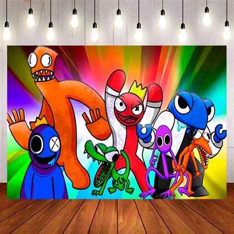 Painel De Festa Rainbow Friends Shopee Brasil