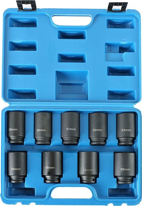 Amazon ATPEAM 1 2 Drive Deep Impact Socket Set 9PCS 6 Point