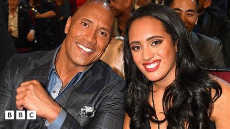 Ava Raine Dwayne Johnson S Daughter Simone To Make Wwe Debut Bbc Newsround