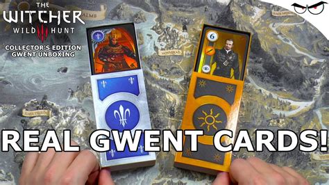 Witcher 3 Real Gwent Cards Decks Witcher 3 Collectors Edition