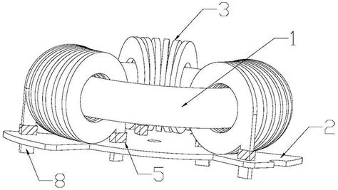 一种立绕式三相共模电感的制作方法3