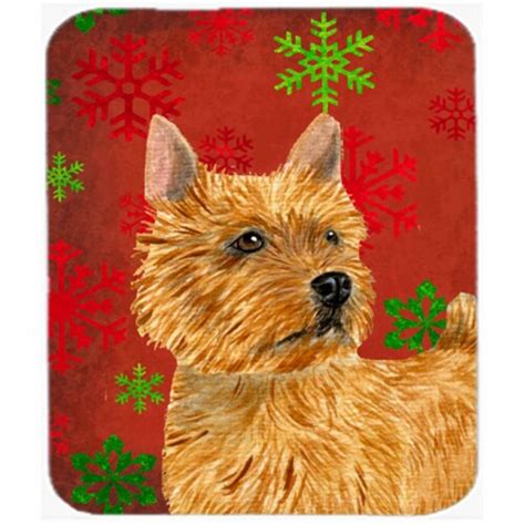 Norwich Terrier Snowflakes Holiday Christmas Mouse Pad Hot Pad Or Trivet 1 Kroger