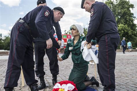 The Beret Project Pussy Riot Member Detained In Russia For Protest Over Sadistic Prison Law