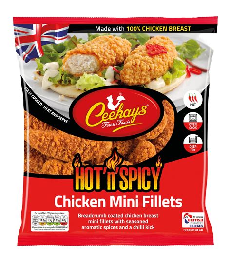 Ceekays Hotnspicy Breaded Chicken Mini Fillets 500g The Halal Food Shop