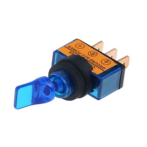 Deep Blue Mini Mts 102 3 Pin Rocker Switch Single Pole Double Throw