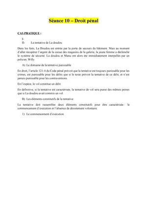 TD 6 Droit pénal docs TD 6 Droit pénal Document 6 Cass Crim 21