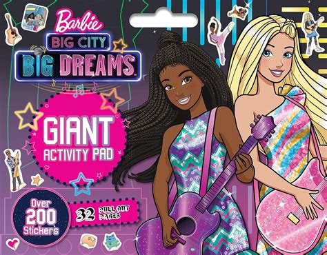 Barbie Big City Big Dreams Giant Activity Pad Mattel Scholastic