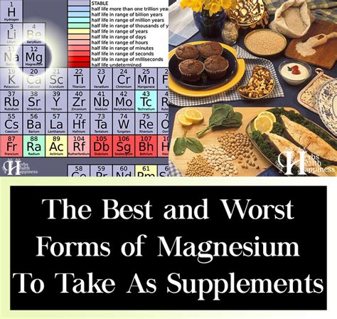 The Best And Worst Forms Of Magnesium To Take As Supplements Herbs