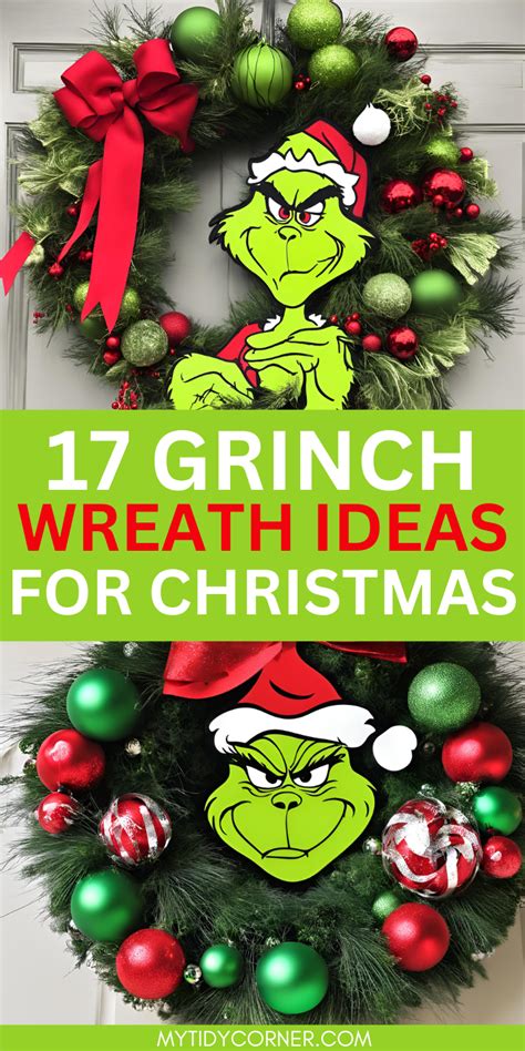 17 Fun Grinch Wreath Ideas For Christmas In 2024 Grinch Wreath