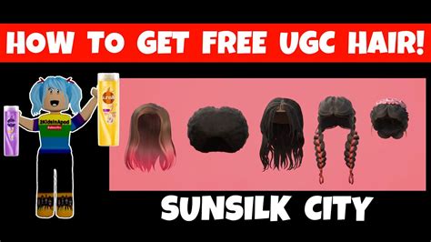 New Roblox Event Sunsilk City Free Hair Roblox Free Ugc Items How