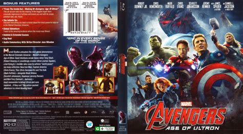 Avengers Age Of Ultron Blu Ray Cover 2015