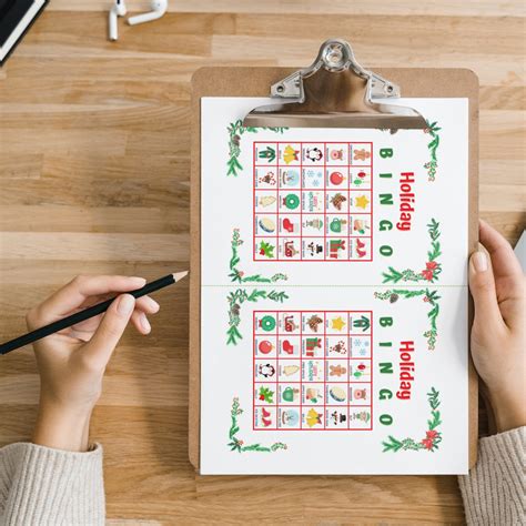 Holiday Bingo Cards, Holiday Party Game, Office Party Game, Printable ...