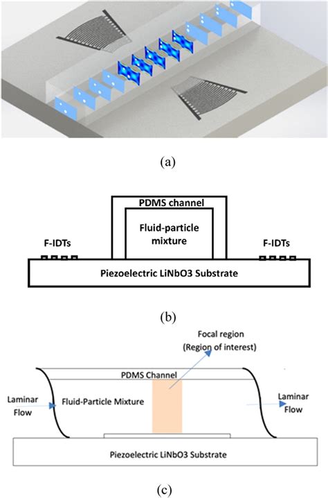 A Particle Separation In A Microfluidic Channel Using Acoustophoresis