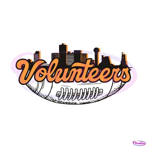 Retro Tennessee Volunteers Football SVG Digital Cricut File