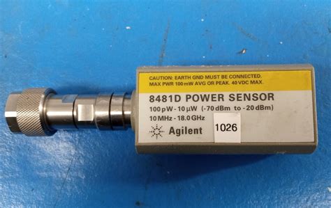 Keysight Agilent Hp D Power Sensor Mhz Ghz To Dbm