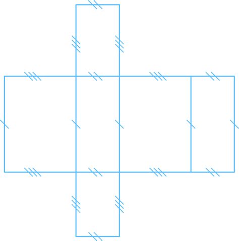 Parallelepipede Rectangle 1 I Patron Le Patron Ci Dessous