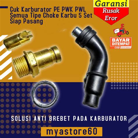 Jual Cuk Choke Karburator Karbu Pe Pwk Pwl Semua Tipe Ukuran