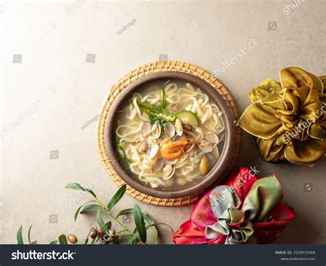 Noodle Soup Clams Haemul Kalguksu Stock Photo Shutterstock